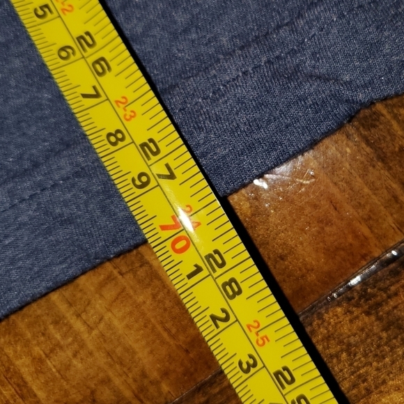 Faith tee blue with white graphic Large - Picture 6 of 6